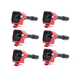 Dinan Red Dinan Ignition Coil (B Series Style) Set of 6 - BMW/MINI (many models check fitment) D650-0009-KT6
