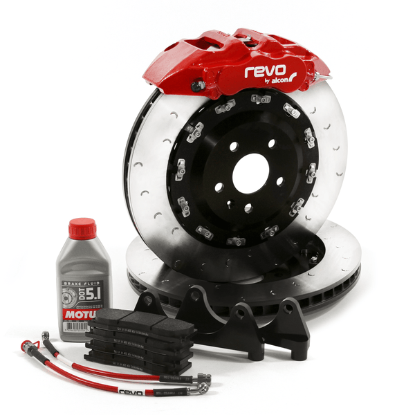 REVO Red / 355x32 Revo Big Brake Kit Mono 6 (355 / 380x32mm) - Audi / B9 & FY / A4 / S4 / A5 / S5 / Q5 / SQ5 RA841B200200