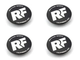 Rotiform Chrome on Black Rotiform "RF" Hex Center Cap (Set of 4) 32170-BC-KT