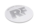 Rotiform Chrome on White Rotiform "RF" Hex Center Cap (Sold Each) 32170-WC