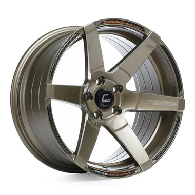 Cosmis Racing S1 Bronze w/ Milled Spokes 18x10.5 +5mm 5x114.3 Wheel | S1-18105-5-5x114.3-BR