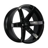 Cosmis Racing 6x139.7 / 22x9.5" / et0 / 106.3 Cosmis Racing S1 Wheel 22" 6x139.7 Black S1-2295-0-6x139.7-BMS