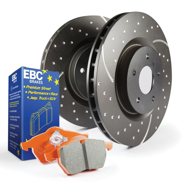 EBC S8 Kits Orangestuff Pads & GD Rotors (Rear) | S8KR1025