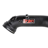 16-20 BMW L6-3.0L/ Turbo/ Twin Turbo/L4-2.0L/ L6-2.5L Wrinkle Black Turbo SES Intercooler Pipes | SES1128ICPWB