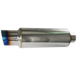 Injen Injen 3.00 Universal Muffler w/Titanium burnt rolled Tip and stainless steel resonated inner wall SES300TT