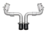 Soul Performance 4" Satin Black Double Wall Tips Soul Performance Trackback Turbo Back Exhaust | Porsche 991.2 Carrera with PSE POR.9912PSE.CTBE.DWT4B
