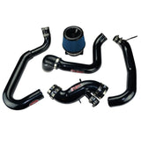 Injen Injen 03-06 Evo 8/9/MR Cast Aluminum Intake System w/ Full Intercooler Piping Black Short Ram Intake SP1898BLK