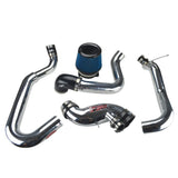 Injen Injen 03-06 Evo 8/9/MR Cast Aluminum Intake System w/ Full Intercooler Piping Polished Short Ram Int SP1898P