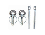 SPARCO Silver Sparco Hood Pins Set 01606S