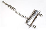 Milltek 2.75" Non-Resonated Cat-back Exhaust (Polished Tips) Milltek Performance Cat Back Dual Tip Exhaust SSXAU237