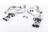 Milltek Milltek 2.5" Valved Non-Resonated Cat Back Exhaust - Audi B9 S4 | S5 | 3.0T