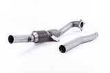 Milltek 3" Downpipe w/ Hi-Flow Sports Cat Milltek 3" Downpipe - Audi TT 2.0T FWD SSXAU348