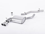 Milltek 2.5" Non-Resonated Catback Exhaust (Polished Tips) Milltek 2.5" Cat-back Exhaust System - Audi 8P A3 3.2L VR6 Quattro SSXAU448