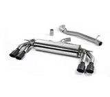 Milltek Non Resonated / Cerakote Black Milltek Cat-Back System (OPF/GPF Models) - Audi TT Mk3 TTS 2.0TFSI Quattro SSXAU576