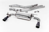 Milltek Resonated / Cerakote Black Milltek Cat Back Exhaust System - BMW 2 Series M240i Coupe SSXBM1051