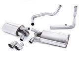 Milltek Non-Resonated / Chrome Silver Milltek 2.25" Cat-back Exhaust System for Gen 2 ('09-'13) Cayman S 3.4 987 SSXPO118