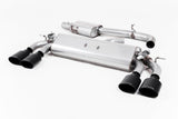 Milltek 3" Valved Resonated Cat Back (Cerakote Black Oval Tips) Milltek 3" Cat Back Exhaust - MK7.5 Golf R SSXVW422