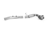 Milltek Fits with Milltek Cat Back System / Race 200CPSI Cat Milltek Large Bore Downpipe and Hi-Flow Sport or Race Cat - VW Mk8 GTI SSXVW685