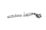 Milltek Fits with OE Cat Back System / Race 200CPSI Cat Milltek Large Bore Downpipe and Hi-Flow Sport or Race Cat - VW Mk8 GTI SSXVW686