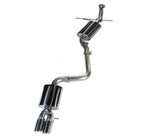 AWE Tuning Single Outlet / Chrome Silver AWE Tuning Audi A5 2.0T Exhaust System 3015-22012