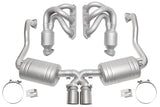 Soul Performance Straight Cut Single Wall / Brushed Soul Performance Street Package - Porsche 986 Boxster (2000-2004) Street Exhaust Package POR.9862.STPKG.SWTBR