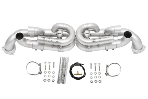 Soul Performance Reuse Factory Tips / Porsche Sport Exhaust (reuse PSE controls) Soul Performance Valved Performance Exhaust System (w/ PSE) - Porsche 991.1 Base / S / GTS Carrera POR.9911.VES