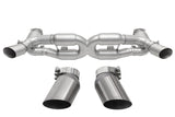 Soul Performance Brushed GT2 Style Single Wall Soul Performance Sport X-Pipe Exhaust System - Porsche 997.2 Turbo POR.9972T.XES.SLTBR