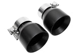 Soul Performance Dual Wall Straight Cut / Jet-Hot Matte Black Soul Performance Bolt On Exhaust Tips - Porsche 718 GT4 / Spyder / GTS / 4.0L POR.718GT4.DWST.MB