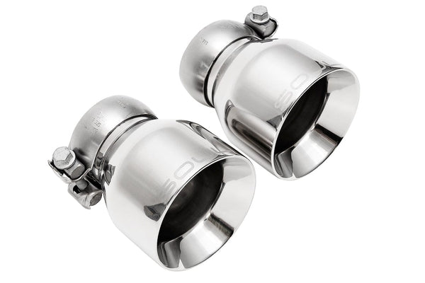 Soul Performance Dual Wall Straight Cut / Polished Soul Performance Bolt On Exhaust Tips - Porsche 718 GT4 / Spyder / GTS / 4.0L POR.718GT4.DWST.POL