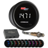 GlowShift Gauges 10 Color Digital Wideband Air/Fuel Ratio Gauge | GS-TCD02W