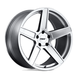 TSW 17X8.0 et35 / 5X120 / cb76.1 TSW Cast Ascent 17" 5x120 Matte Titanium Silver 1780ASC355120S76