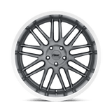 TSW TSW Cast Avalon 19" 5x120 Gunmetal W/ Brushed Gunmetal Face & Machined Lip