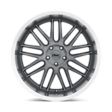 TSW 20X10.0 et35 / 5X112 / cb66.56 TSW Cast Avalon 20" 5x112 Gunmetal W/ Brushed Gunmetal Face & Machined Lip 2010AVA355112G66