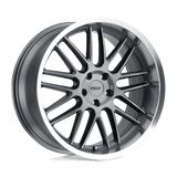 TSW 20X10.0 et35 / 5X112 / cb66.56 TSW Cast Avalon 20" 5x112 Gunmetal W/ Brushed Gunmetal Face & Machined Lip 2010AVA355112G66