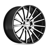 TSW 20X10.0 et40 / 5X120 / cb76.1 TSW Cast Chicane 20" 5x120 Gloss Black W/ Mirror Cut Face 2010CHC405120B76