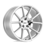 TSW 21X10.5 et28 / 5X114.3 / cb76.1 TSW Cast Chrono 21" 5x114.3 Silver W/ Mirror Cut Face 2105CRN285114S76