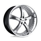 TSW TSW Cast Jarama 19" 5x120 Hyper Silver W/ Mirror Cut Lip