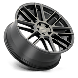 TSW 22X11.0 et25 / 5X120 / cb76.1 TSW Cast Mosport 22" 5x120 Matte Black W/ Machine Face & Dark Tint 2211MSP255120M76