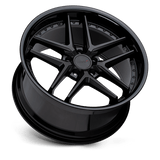 TSW TSW Cast Premio 20" 5x120 Matte Black W/ Gloss Black Lip