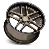 TSW TSW Cast Premio 20" 5x114.3 Matte Bronze W/ Gloss Black Lip