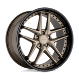 TSW TSW Cast Premio 20" 5x114.3 Matte Bronze W/ Gloss Black Lip