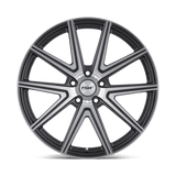 TSW TSW Cast Rouge 19" 5x120 Gunmetal W/ Mirror Cut Face