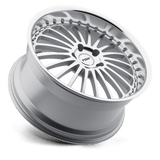 TSW TSW Cast Silverstone 18" 5x120 Silver W/ Mirror Cut Face & Lip