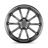 TSW 18X9.5 et40 / 5X112 / cb66.56 TSW Cast Sweep 18" 5x112 Gloss Gunmetal W/ Stainless Lip 1895SWP405112G66