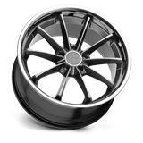 TSW 18X9.5 et40 / 5X112 / cb66.56 TSW Cast Sweep 18" 5x112 Gloss Gunmetal W/ Stainless Lip 1895SWP405112G66