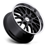 TSW TSW Cast Tremblant 18" 5x120 Gloss Black W/ Mirror Cut Lip