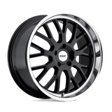 TSW TSW Cast Tremblant 18" 5x120 Gloss Black W/ Mirror Cut Lip