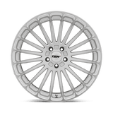 TSW 19X9.0 et20 / 5X114.3 / cb76.1 TSW Cast Turbina 19" 5x114.3 Titanium Silver W/ Mirror Cut Face 1990TUR205114S76