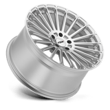 TSW 22X10.5 et42 / 5X108 / cb72.1 TSW Cast Turbina 22" 5x108 Titanium Silver W/ Mirror Cut Face 2205TUR425108S72