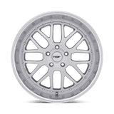TSW 20X10.0 et40 / 5X120 / cb76.1 TSW Cast Valencia 20" 5x120 Silver W/ Mirror Cut Lip 2010VAL405120S76
